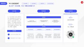 911 DESSERT线上线下一体化经营