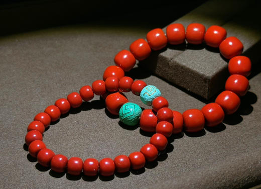 朱砂单圈手串古珠 商品图9