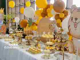 【甜品台定制案例展示】小老虎百日主题