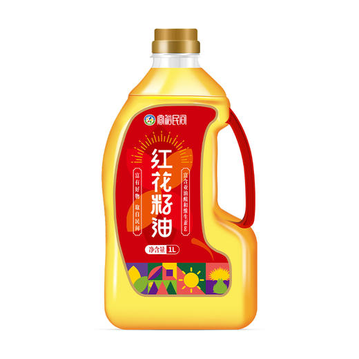 富裕民间红花籽油1L 商品图0