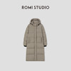 ROMI STUDIO“温暖过冬”90白鹅绒高克重哑光连帽羽绒服RW24WW70716 商品缩略图0