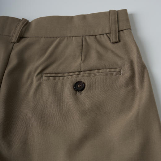 ROMI STUDIO“率性自我”60s艾草莫代尔亚麻混纺西装短裤 24SSK1004 商品图4