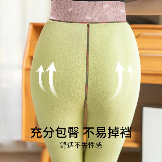 雅黛丽保暖裤加绒加厚抗寒高腰收腹打底裤可外穿冬季亲肤舒适裤子 商品图4
