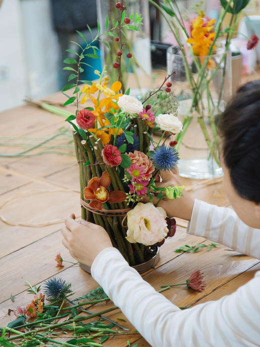 现代艺术插花课（花花&花器可带走） 商品图0