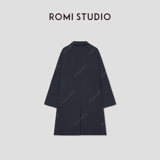 ROMI STUDIO“温柔有度”100%长绒棉砂洗内胆可拆卸外套RW24WWD0329 商品图1