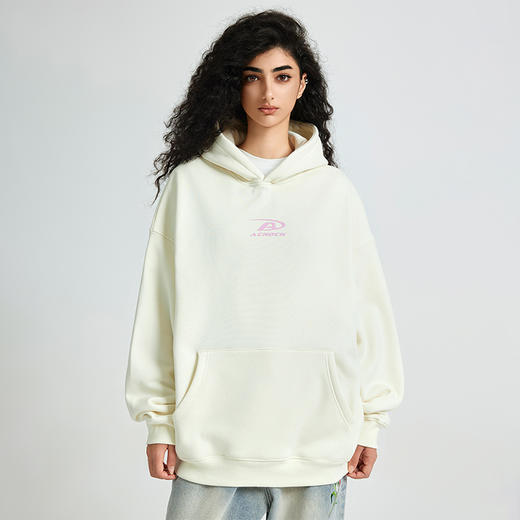 【Achock官方店】美式重磅小logo简约加绒卫衣情侣连帽上衣秋冬潮 商品图2