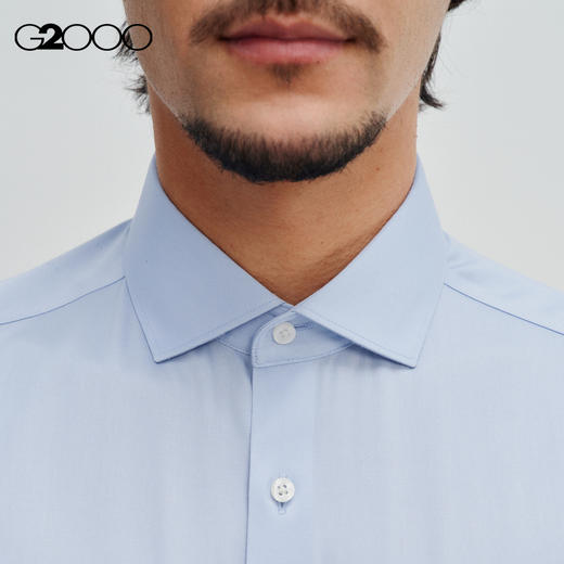 G2000男装FW24商场新款【免烫防皱/弹性】商务通勤长袖衬衫46121312 商品图2