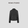 ROMI STUDIO“自我轮廓”绵羊毛混纺花纱肌理感短西装外套 431Z2099 商品缩略图1