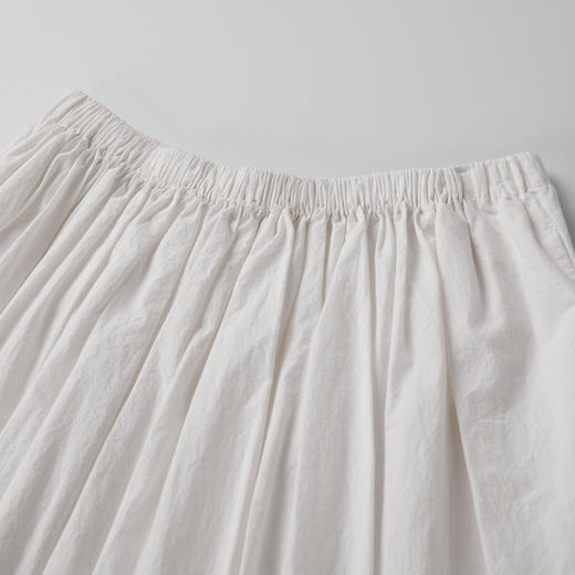 ROMI STUDIO “温柔独白” 100%长绒棉纸皱感磨毛盐缩半裙 421X5077 商品图3