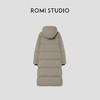 ROMI STUDIO“温暖过冬”90白鹅绒高克重哑光连帽羽绒服RW24WW70716 商品缩略图1
