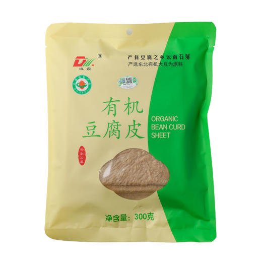 有机豆腐皮 100%有机黄豆制作 商品图14