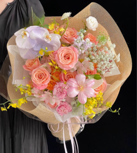 细腻的美好--多巴胺混搭花束