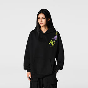 【Achock官方店】小恶魔连帽卫衣男2024新款春秋潮牌美式休闲情侣