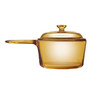 康宁晶焰系列双耳透明锅耐热玻璃汤锅琥珀色可视化煮锅炖锅3L 商品缩略图1