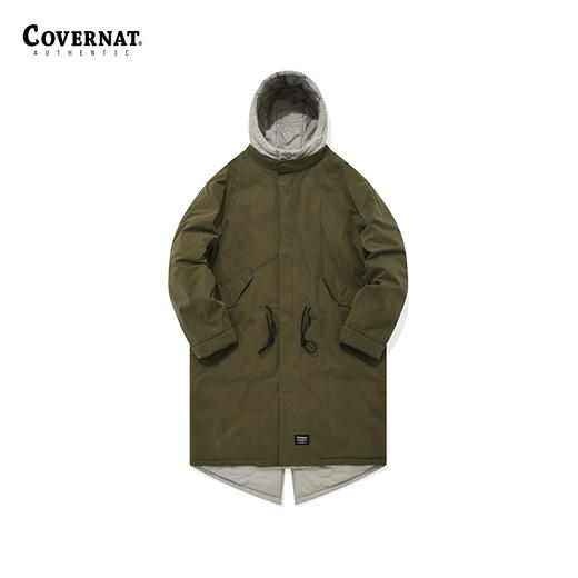 Covernat双面穿棉服长款外套夹棉防风保暖男女上衣CO2203JK35 商品图1