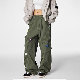 【Achock官方店】美式复古大口袋牛仔裤男女秋冬新品高街工装裤潮