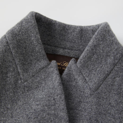 ROMI STUDIO“都市格雷”超细绵羊毛混纺双排扣大衣外套RW24WWH0689 商品图3