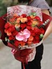 红色系混搭花束送长辈生日花束 商品缩略图0
