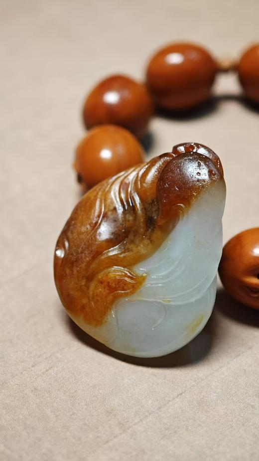 子不语·玉灵·和田九尾狐吊坠【嘉石999】 商品图3