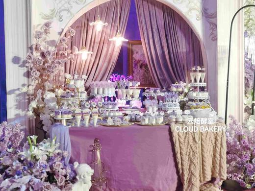 【甜品台定制案例展示】紫色婚礼主题 商品图4