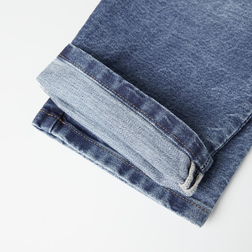 ROMI STUDIO“重磅丹宁”100%牛仔棉透气弯袋直筒牛仔裤24SSN1075 商品图4