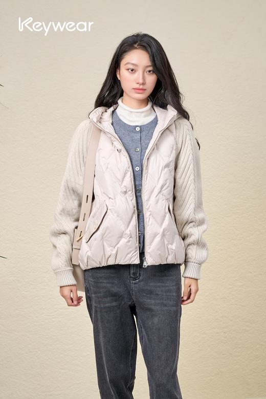 奇威时尚拼接羽绒服 0AF04250 商品图5