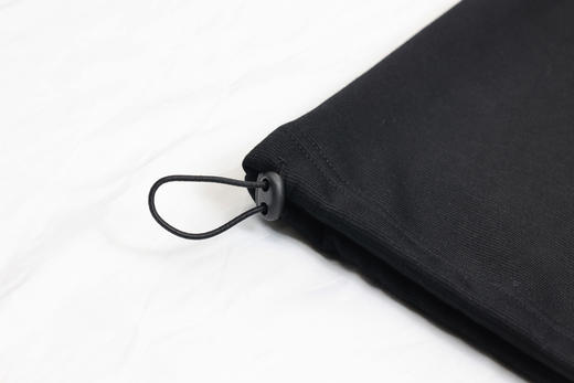 半身缘男装 冬季加绒美式宽松衣脚抽绳加绒卫衣03850 商品图3