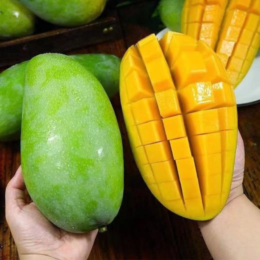 【甜美多汁！越南大青芒果玉芒】甄选优质果，果形肥大饱满，高品质颗颗人工挑选水果礼盒，新鲜水果大脸芒甜糯芒果L 商品图0
