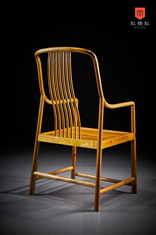 红桥红  家具严选  金丝楠木（小叶桢楠）【楠木 嘉选梳背椅】 商品图4