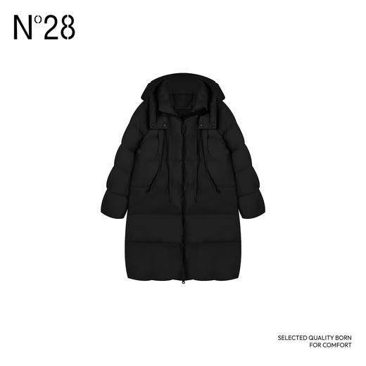 【破价】N°28【北海道】秋冬新款时尚外套保暖连帽休闲中长款鹅绒羽绒服8A51Y031 商品图4