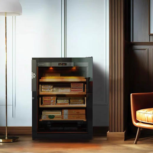 EUROCAVE  V-CIGAR-S恒温恒湿雪茄柜保湿保鲜柜收藏柜205L 商品图1