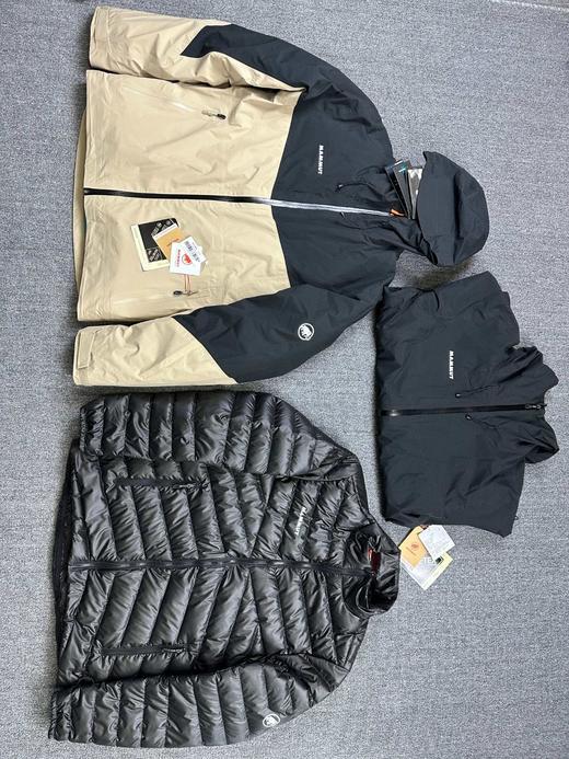 现货 MAMMUT猛犸象Crater IV 男户外GTX防风防水透气3层硬壳外套冲锋衣羽绒服 冲锋衣+羽绒内胆 商品图4