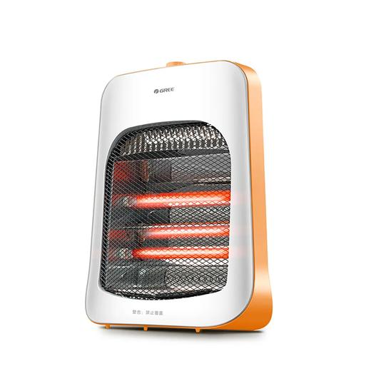 GREE格力 电暖器 NST-8 远红外 小巧轻便 两档可调 白+橙色 商品图1