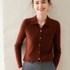 纤束马抽条衬衣领羊绒衫 NZ-604 商品缩略图4