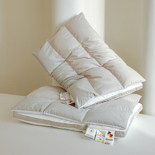 荞麦羽丝绒二合一护颈枕  母婴级全棉二合一分区枕 商品图2