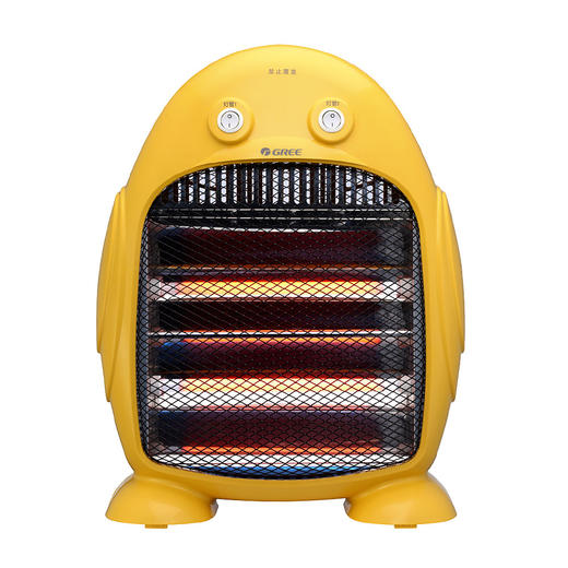 GREE格力 电暖器 NSJ-8 远红外 快速制暖 小巧安全 黄色 商品图1