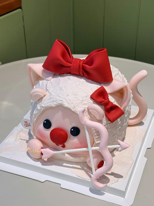 红色蝴蝶结loopy射手座蛋糕 商品图1