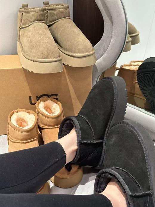 超火厚底雪地靴 加厚羊毛保暖雪地靴 时髦又百搭 商品图2