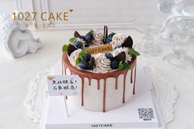 1027CAKE |  经典巧克力淋面海盐奥利奥 简约