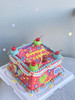 「女孩」手绘荧光色方形超可爱蛋糕 商品缩略图4