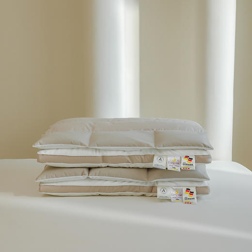 荞麦羽丝绒二合一护颈枕  母婴级全棉二合一分区枕 商品图1