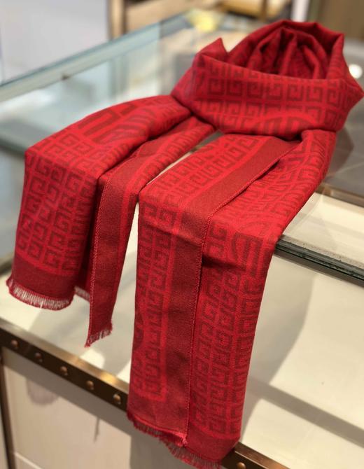 优品堂【福提】30*175双面“福花菩提”提花拉绒长巾 商品图5