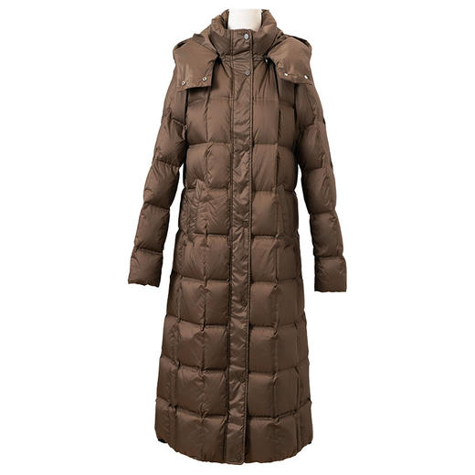 YBY 3899C33羽绒服修身收腰加厚过膝中长款棉衣 商品图4