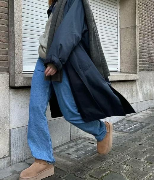 超火厚底雪地靴 加厚羊毛保暖雪地靴 时髦又百搭 商品图6