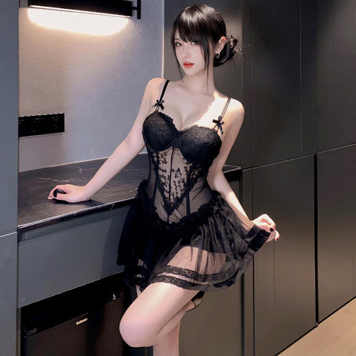 法式轻奢钢圈束身马甲裙6234（有大码） 商品图4