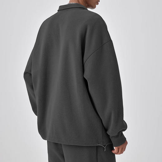 裁缝学苑MQ46半拉链落肩长袖卫衣纸样卫裤套装男装上衣裤子版型样板 商品图2