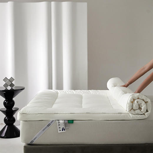 【山宁泰防螨抑菌三防软床垫】A类60支新疆长绒棉可折叠床褥 商品图5