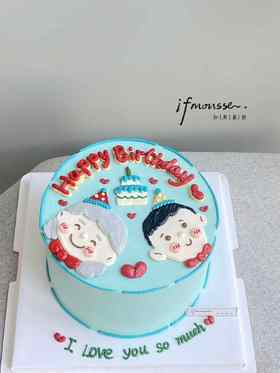 「祝寿」手绘奶奶姥姥和宝宝