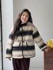 【吉米故事中大童条纹呢子大衣】❗️火出天际的🔥夹棉条纹羊羔毛😘冬天真的拒绝不了❌这种毛茸茸的氛围感❗️ *❄冬日里的小暖炉，看着就好暖和🔥 商品缩略图1