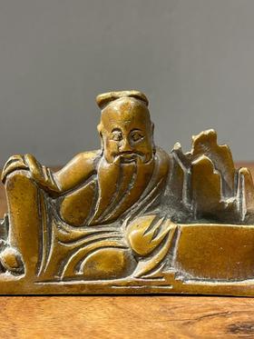 青铜高仕像水盂，顺丰包邮